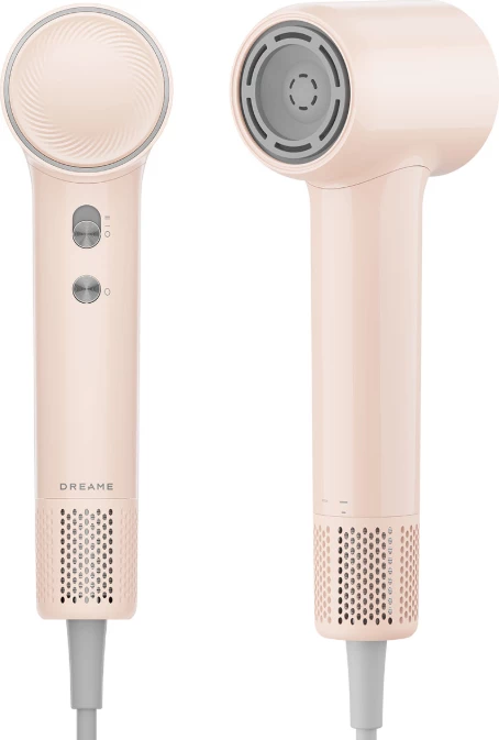 Tharëse flokësh DREAME Mini AHG11A-PI 1200W, jonike, mod fëmijësh 40°C, 270g, rozë