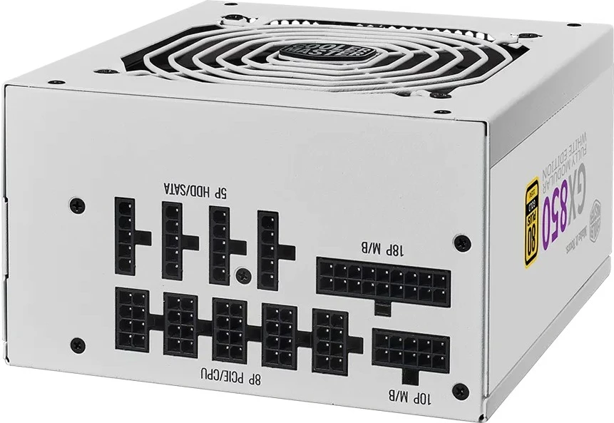 Furnizues energjie Cooler Master GX850 ATX 3.1, 850 W, 80 PLUS Gold, i bardhë