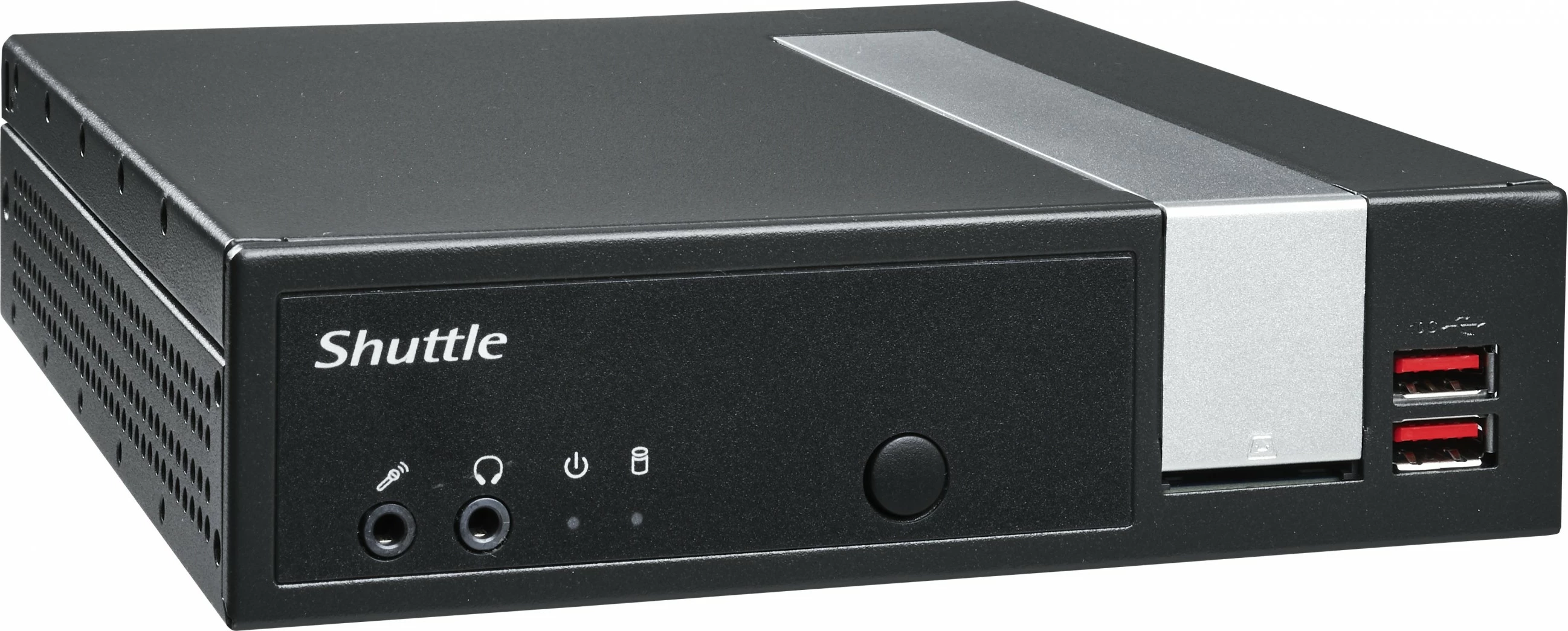 Mini PC Shuttle XPC slim Barebone DL20NV2, Celeron N4505, fanless, 1.35L, i zi