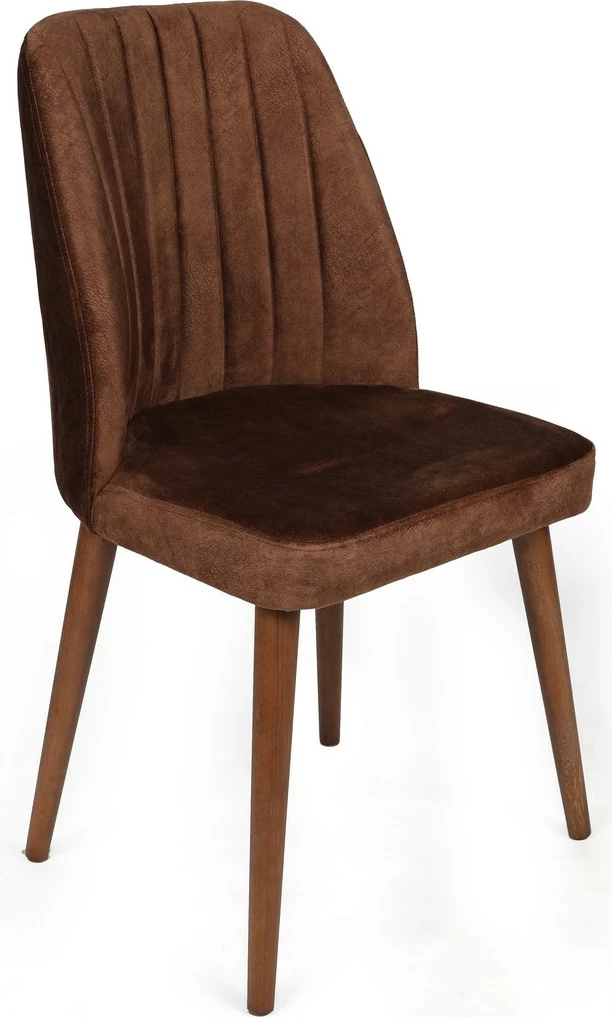 Set karrigesh (4 copë), Skye Decor, Alfa-466 V4, kafe dhe arre