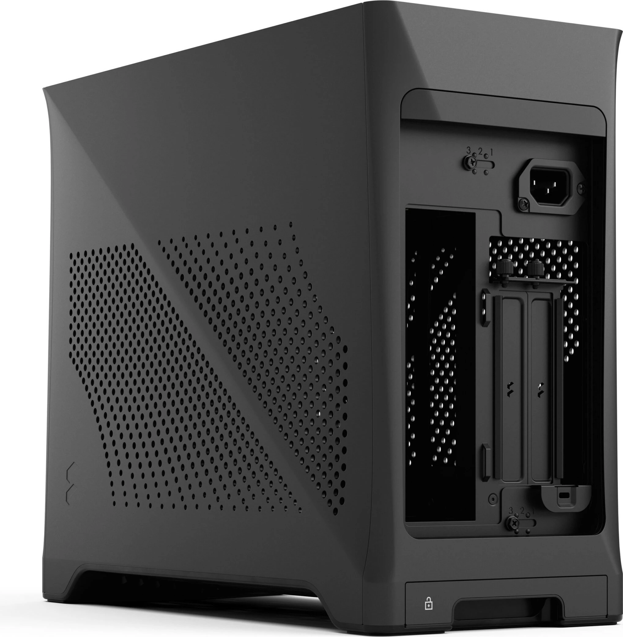 Kasë Fractal Design Era 2, Mini Tower, Charcoal