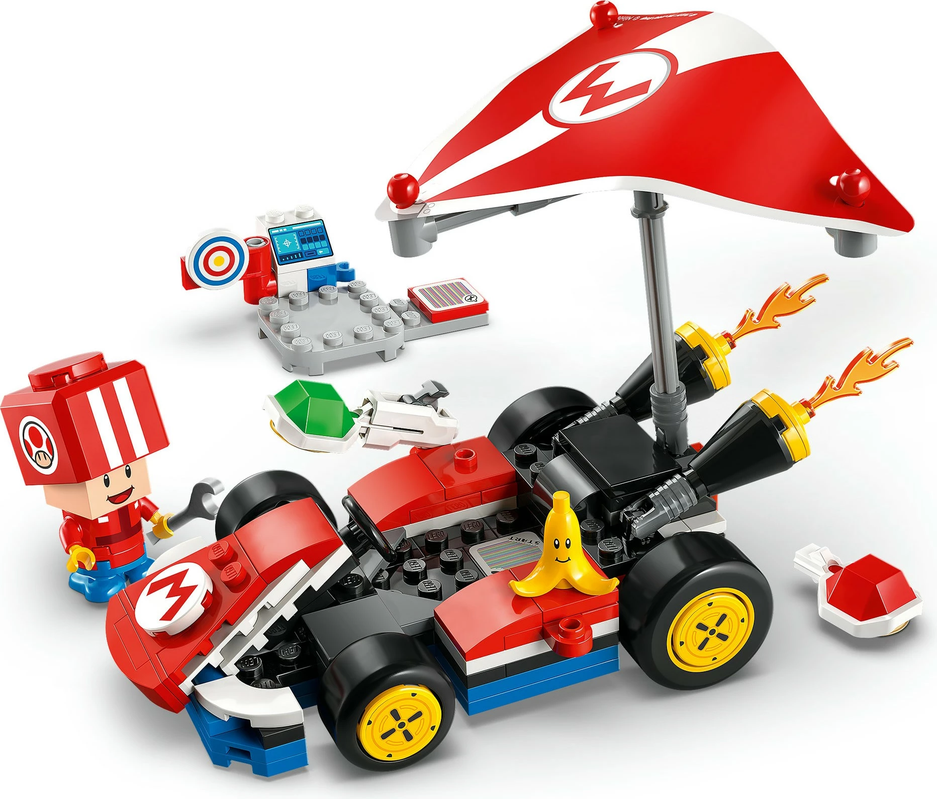 Set ndërtimi LEGO Mario Kart Standard Kart, 174 pjesë, shumëngjyrësh