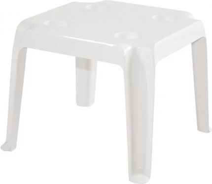 Tavolinë plazhi me 4 mbajtëse gotash + vend për ombrellë