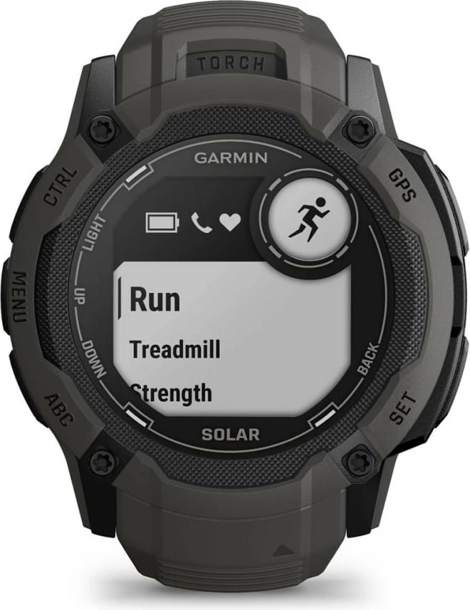 Smartwatch Garmin Instinct 2X Solar, GPS, 150 orë bateri, grafit