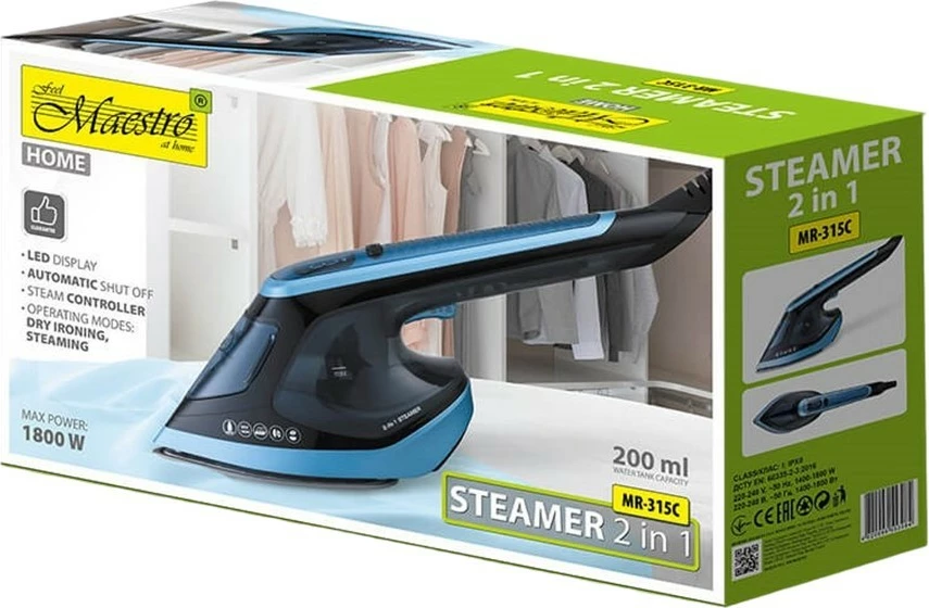 Hekur avullues Feel-Maestro MR-315C, 1800W, zi/blu