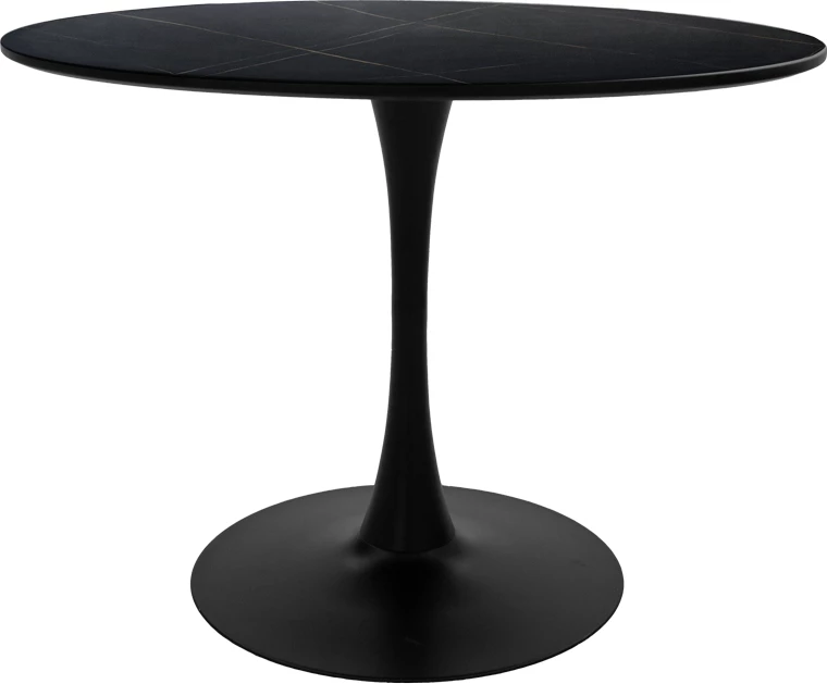 Tavolinë ngrënie Balou I MDF mermer i zi D120x75cm