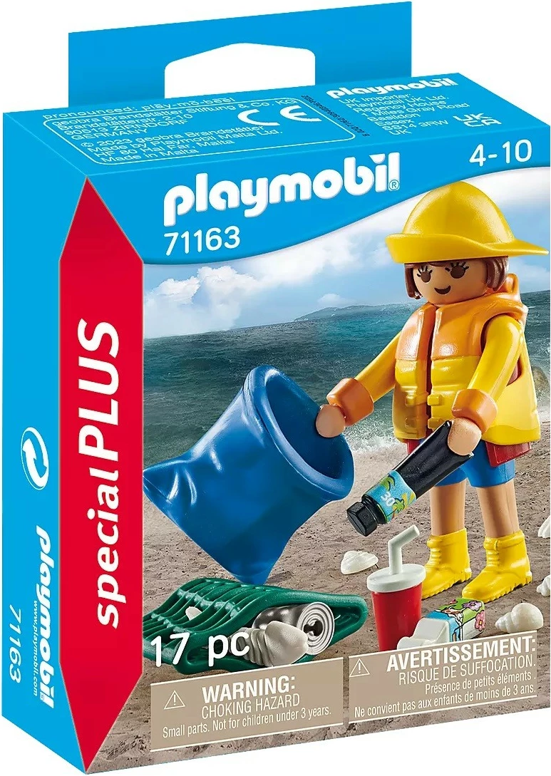 Figurë lodër Playmobil Special Plus 71163 Ekologjistja me aksesorë, set 17 pjesë
