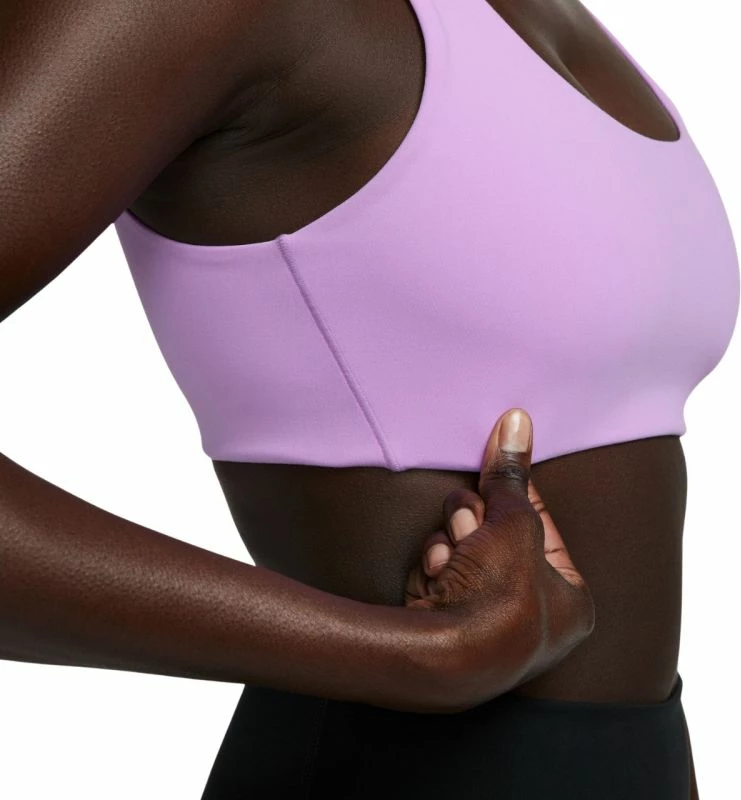 Bra sportiv Nike për femra, vjollcë