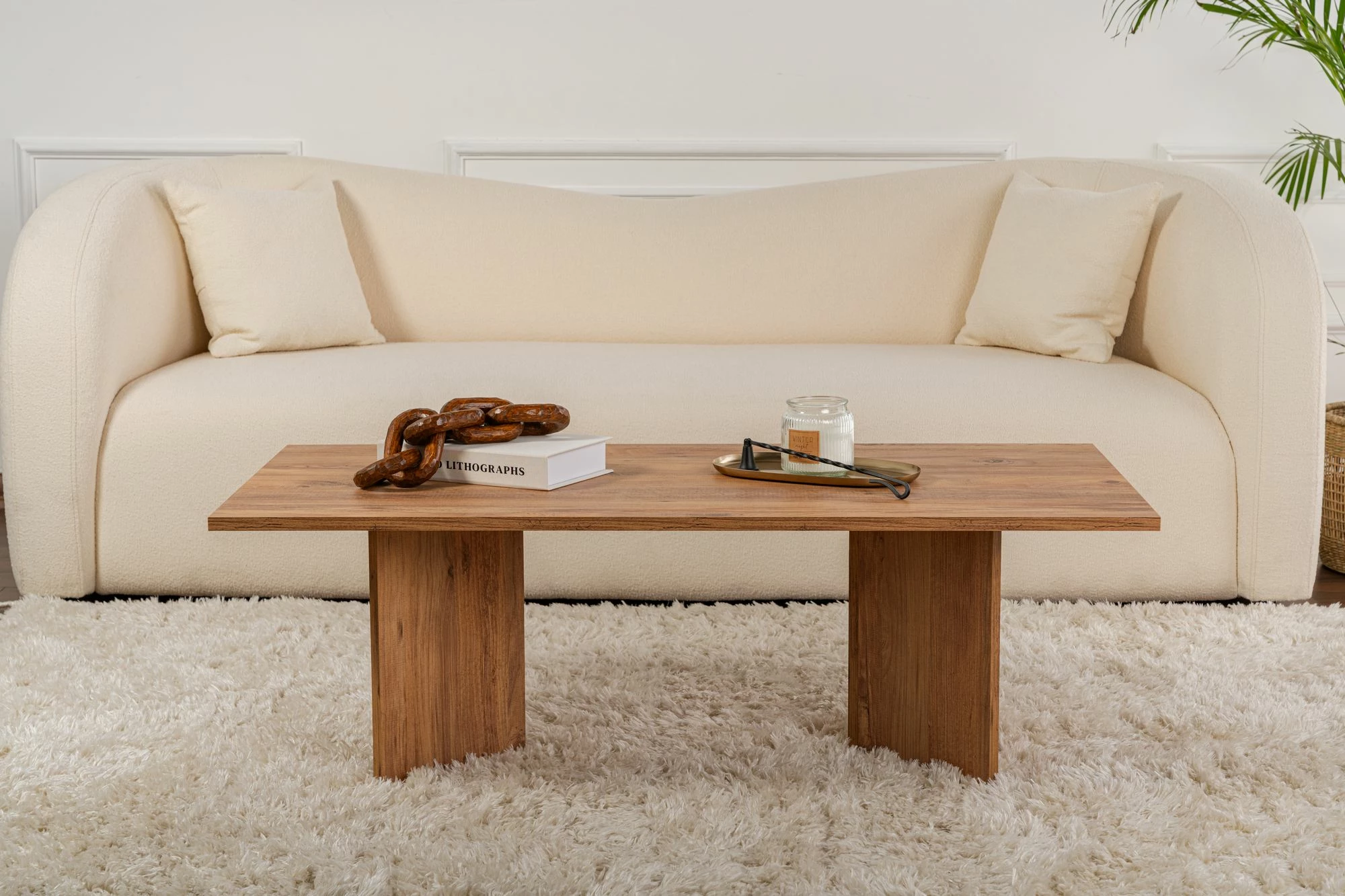 Tavolinë kafeje Nordure, Sabin - ngjyrë pishë Atlantiku