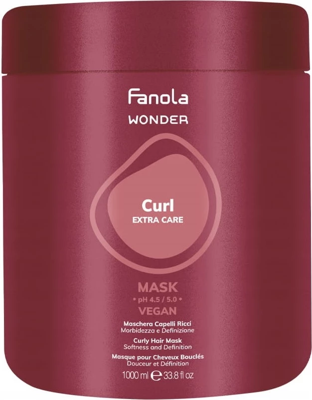 Maskë për flokë kaçurrela Fanola Wonder Curl Extra Care për femra, 1000ml