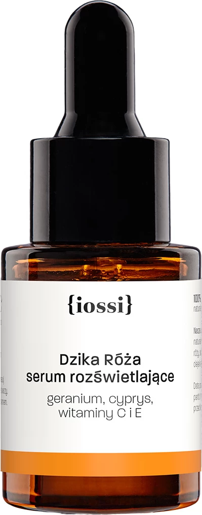 Serum për fytyrë për femra Iossi Wild Rose Brightening me Geranium, Cypress, Vitamina C dhe E, 10ml