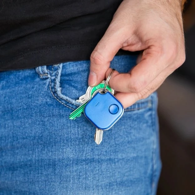 Buton i mençur Shelly BLU Button 1, Plastik, 2400 - 2484 MHz, Blu