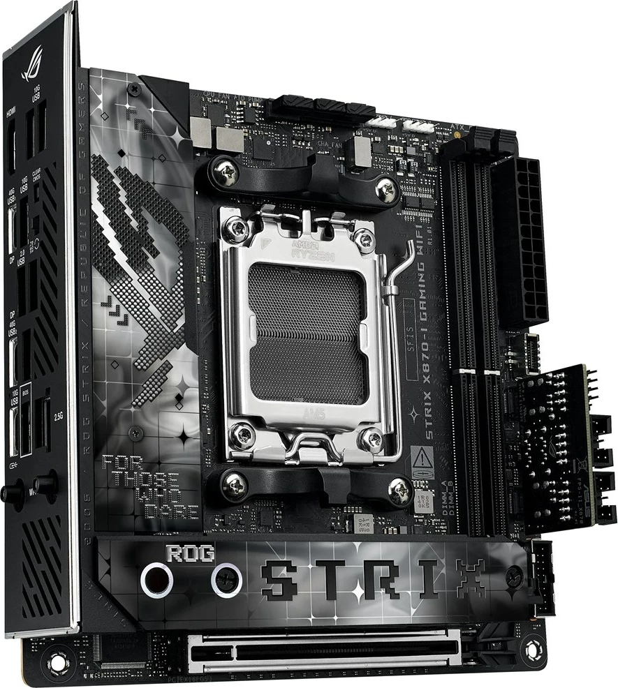Pllakë amë ASUS ROG STRIX X870-I GAMING WIFI, Socket AM5, mini ITX, E zezë