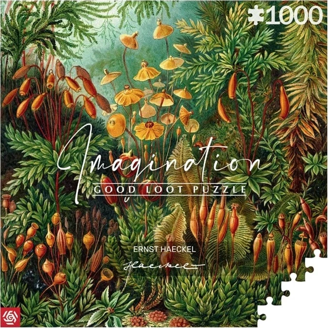 Puzzle Cenega Imagination Ernst Haeckel Muscinae 1000 elemente, Shumëngjyrësh