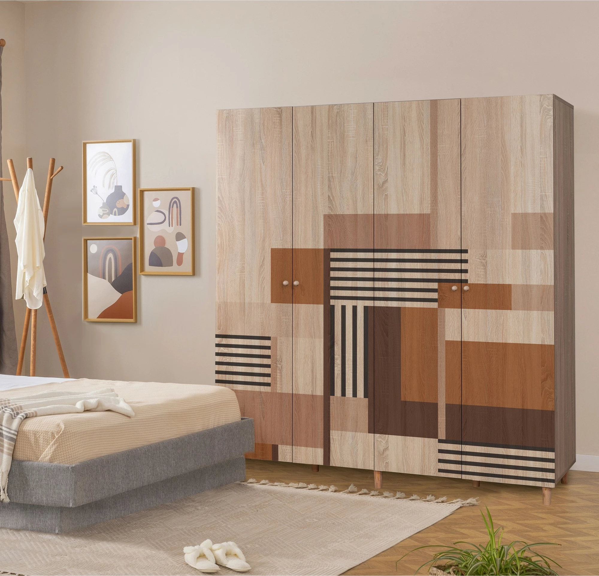 Dollap garderobe Sonomo, Skye Decor, Loni 4 -908