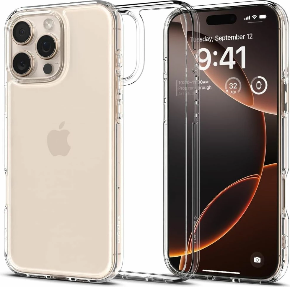Mbështjellës Spigen Ultra Hybrid për iPhone 16 Pro Max, transparent (1 copë)