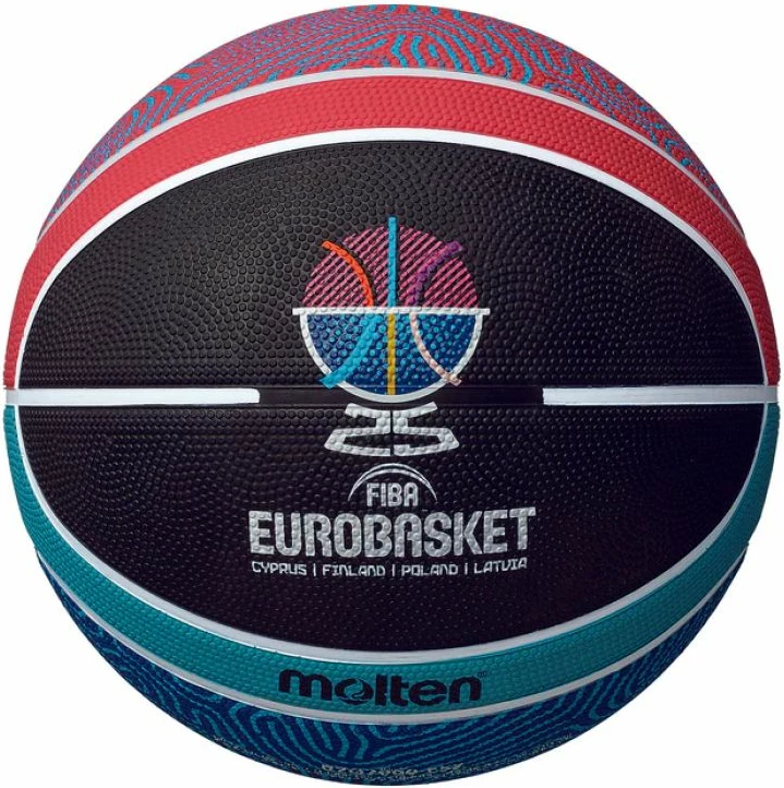Top basketbolli Molten, Eurobasket 2025, rozë e kaltër