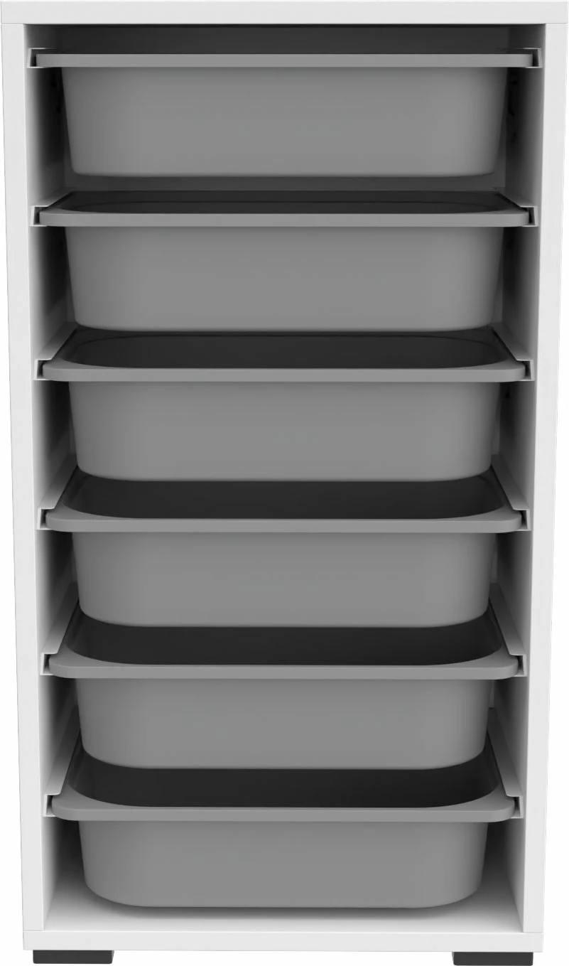 Dollap multifunksional Hanah Home, bronz 6N, i bardhë, gri