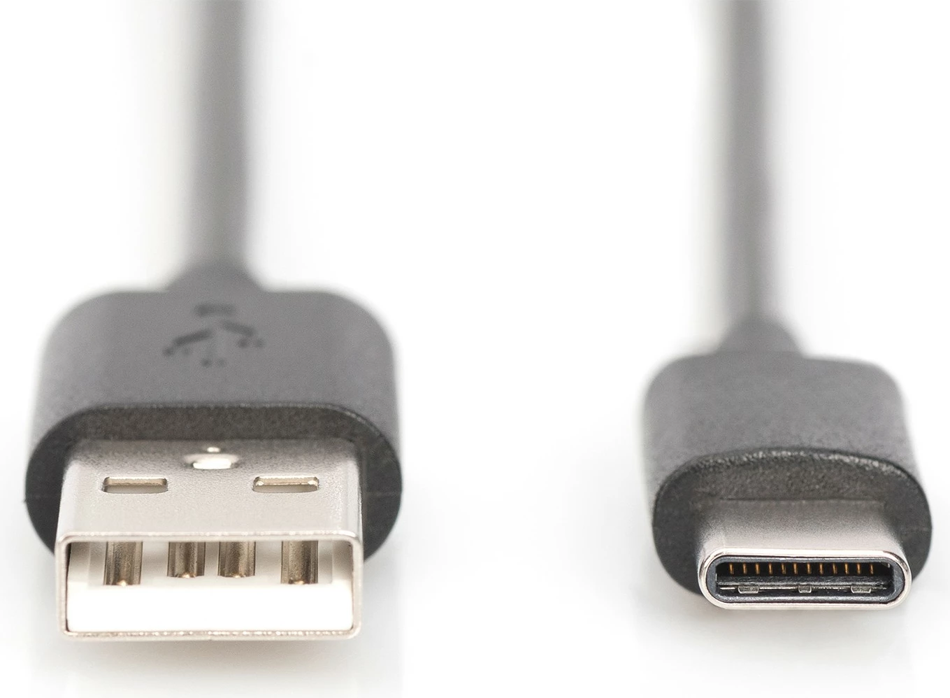Kabëll USB Digitus Type-C në USB-A, 1.8m, USB 2.0, i zi