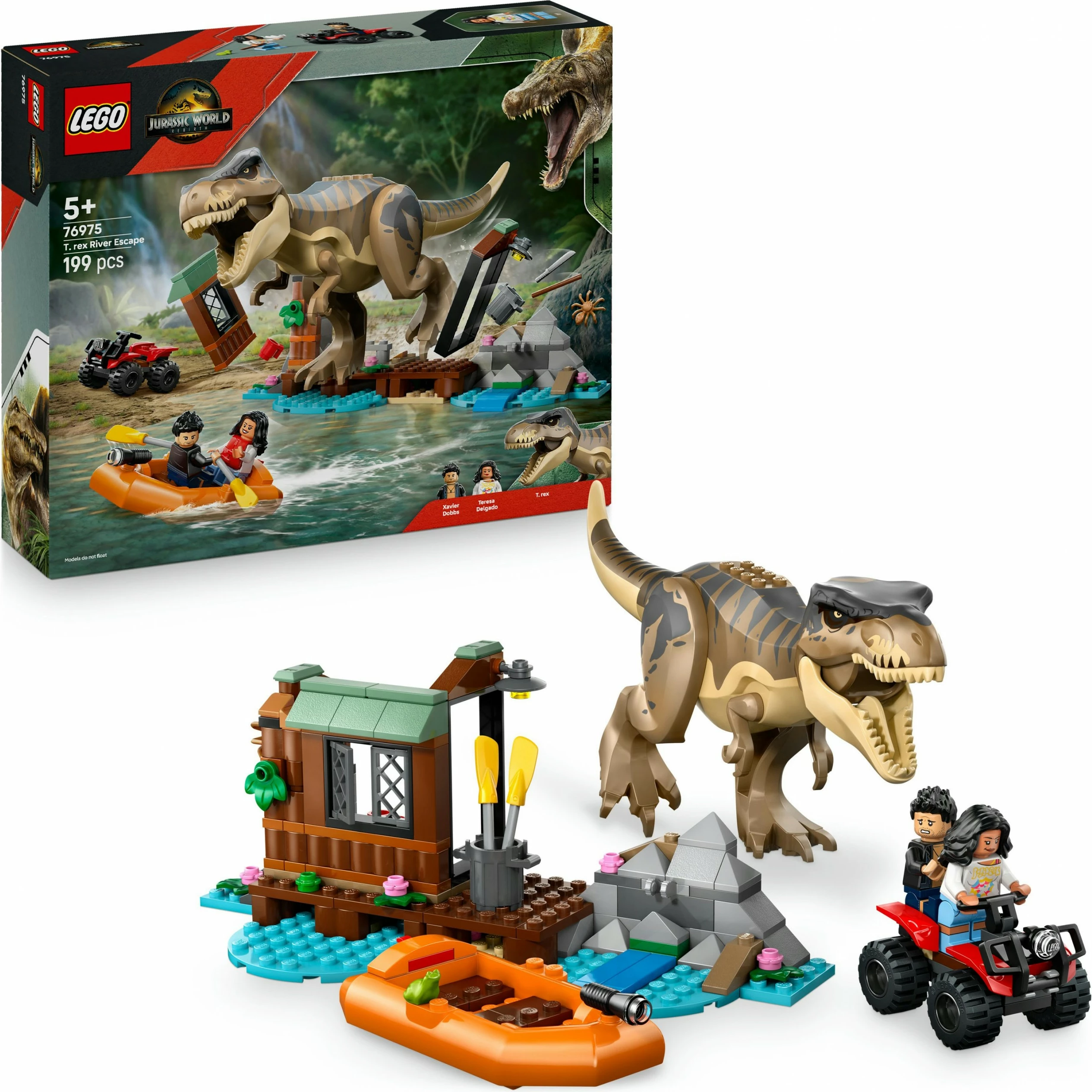 Set ndërtimi LEGO Jurassic World 76975, 199 pjesë, shumëngjyrësh