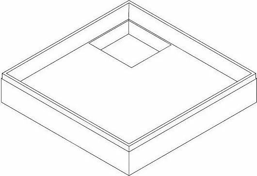 Këmbë për tabaka dushi Duravit 792409000000000, 1600x750 mm