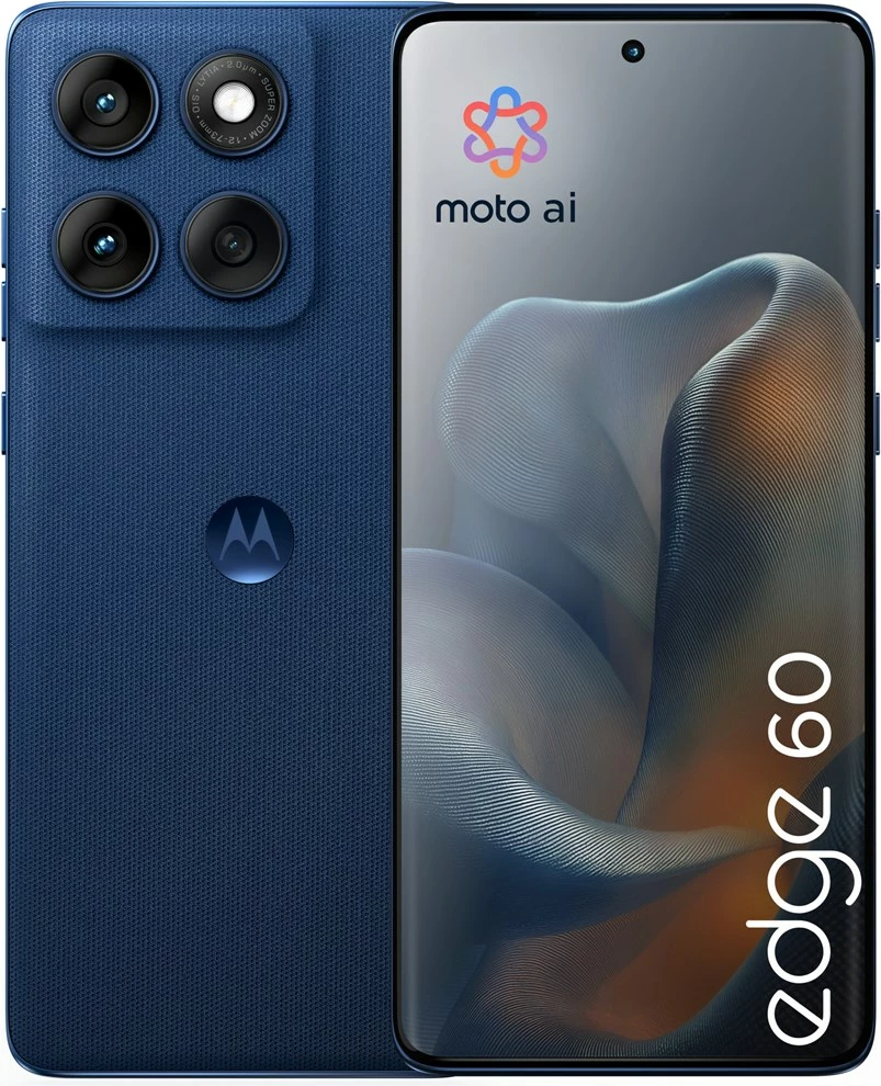 Celular Motorola edge 60, 6.67", 12 GB RAM, 256 GB, 5G, Blu
