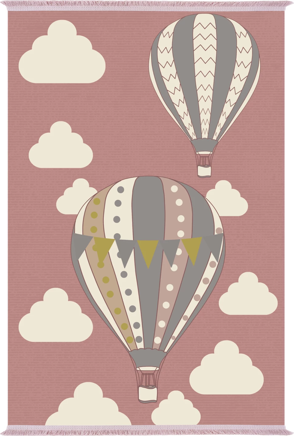 Qilim për fëmijë ngjyrë rozë, FH7678.22, 80x150 cm