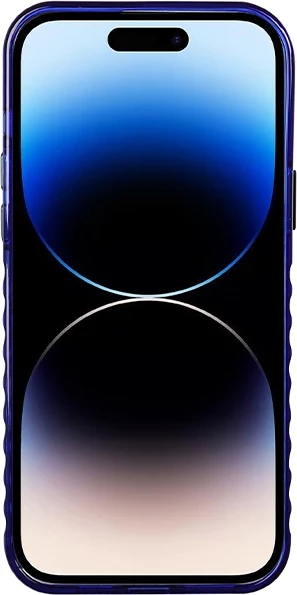 Mbështjellës Audi IML Big Logo MagSafe për iPhone 14 Pro, Blu