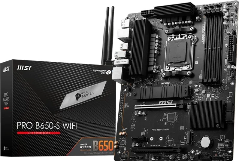 Pllakë amë MSI PRO B650-S WIFI, Socket AM5, ATX