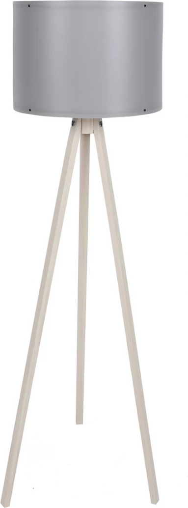 Llambë dyshemeje në ecru dhe gri, FH7272.16, Φ38x145 cm