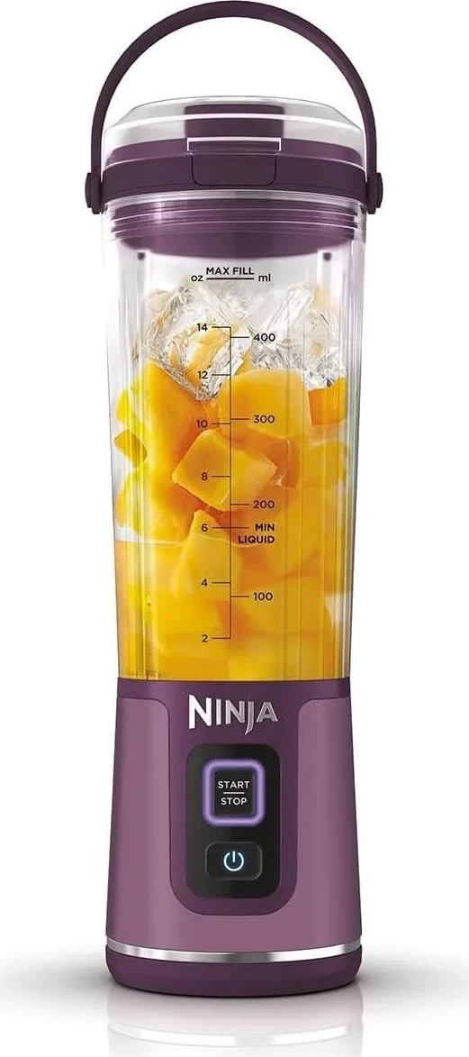 Blender portabil Ninja BC151, 0.53L, USB-C, fiolet