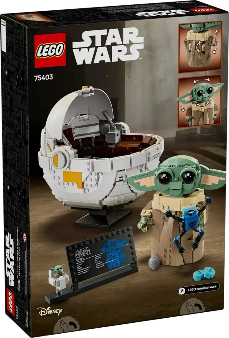 Set LEGO Star Wars Grogu me Hover Pram