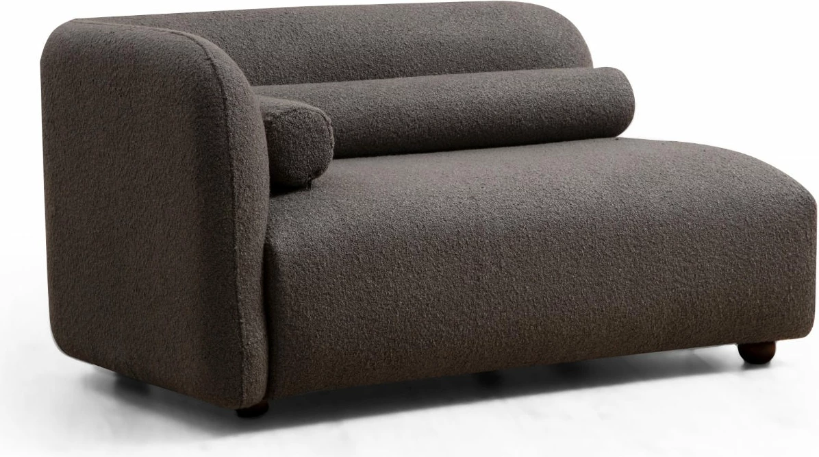 Divan treshe Victoria, bouclette gri