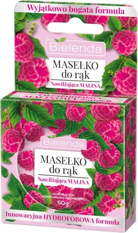 Buter për duar Bielenda Moisturizing Raspberry për femra 50g