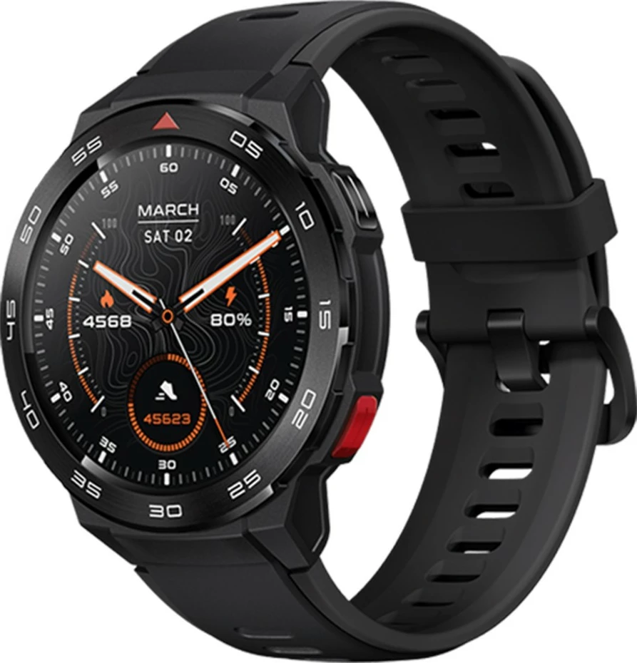 Smartwatch Mibro GS PRO, 1.43 inç, 128 MB, 460 mAh, E zezë