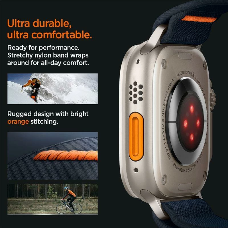 Rrip najloni për Apple Watch Spigen Fit Lite Ultra, 42/44/45/49 mm, Blu