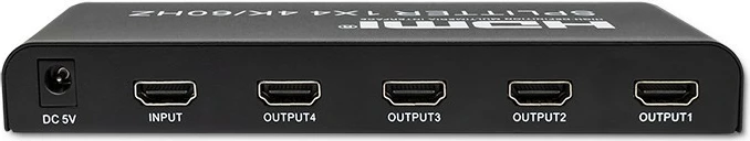 Splitter HDMI Qoltec 51799, 1x4, 4K/60Hz, i zi
