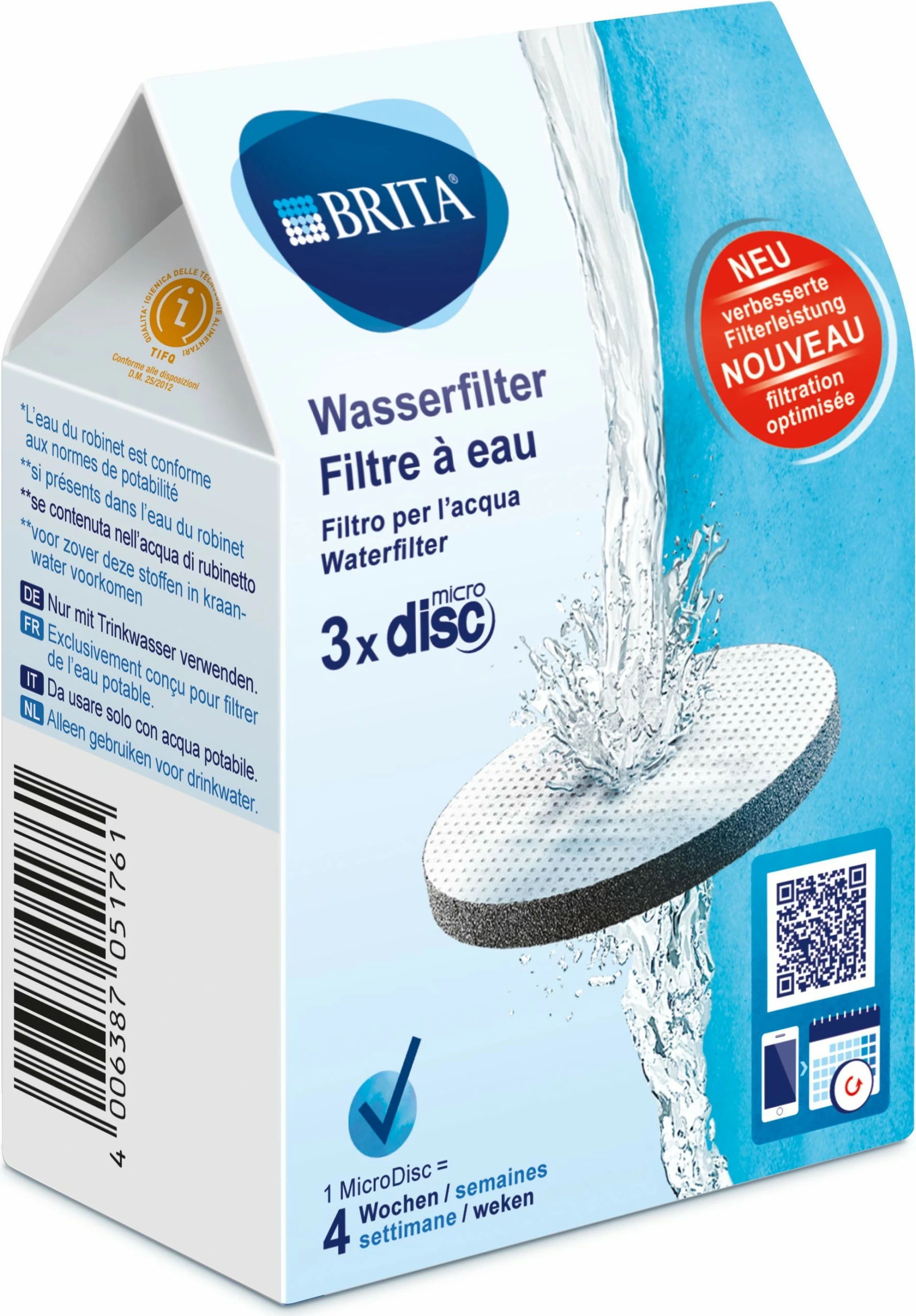Disk filtrues uji Brita 3 copë