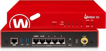 Firewall WatchGuard Firebox T25W, 3 vjet Total Security Suite, i kuq