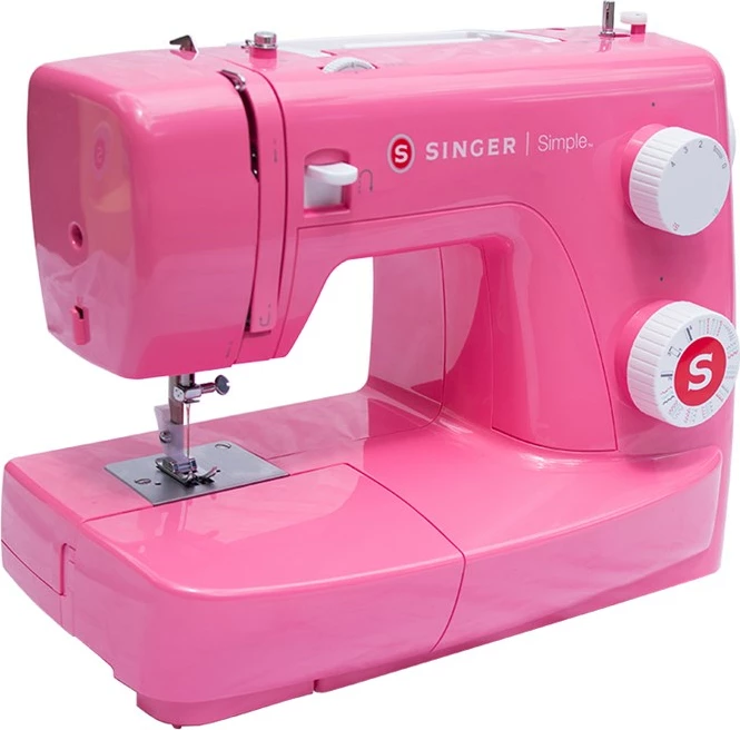 Makine qepëse Singer Simple 3223R, ngjyrë rozë
