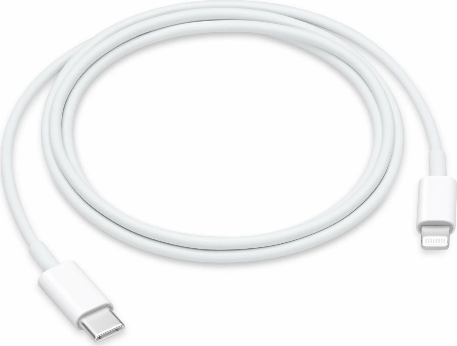 Kabëll Apple USB-C - Lightning 1.0m, bardhë