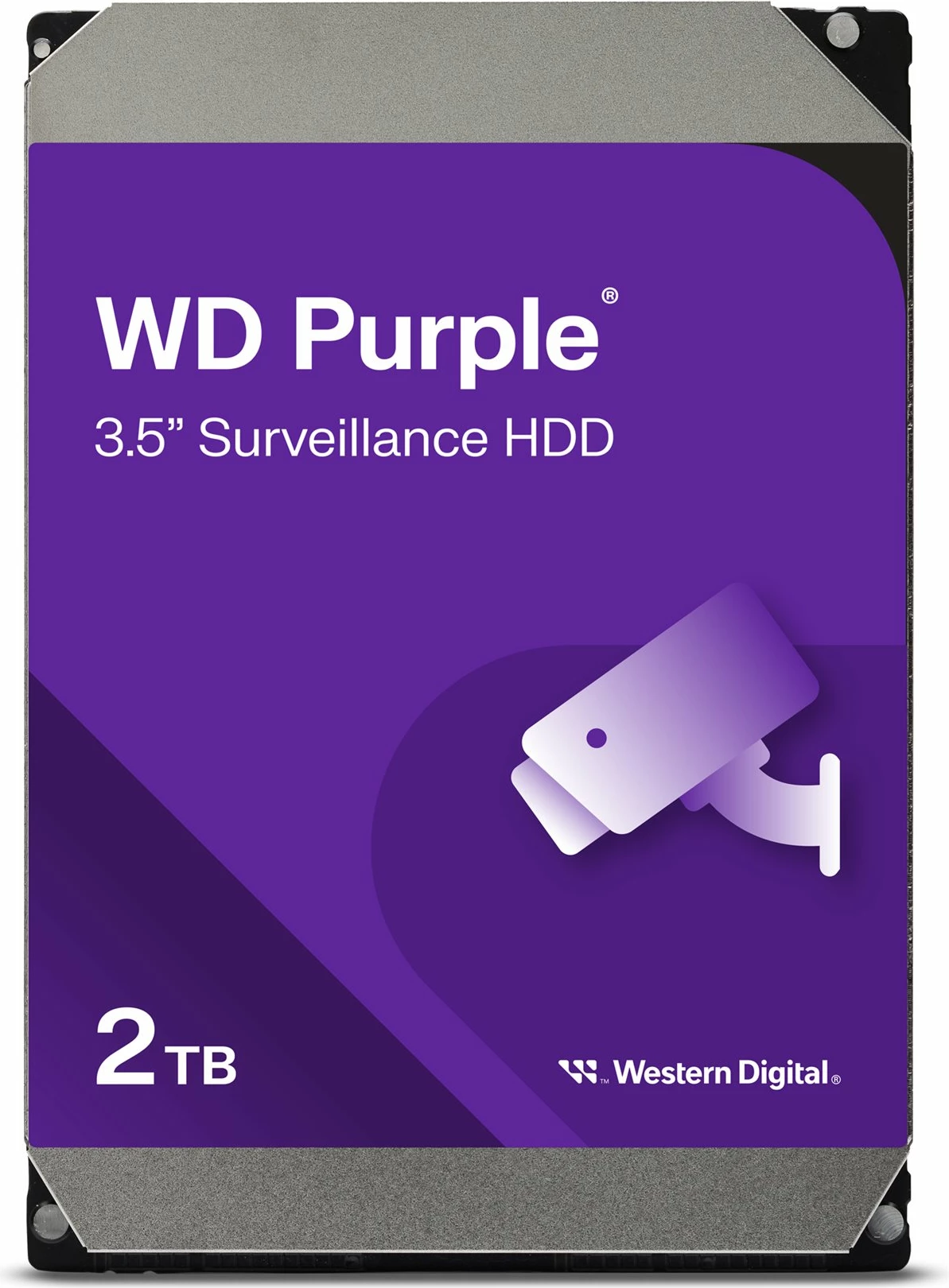 HDD i brendshëm WD Purple 2TB, 3.5", SATA, për survejim, 256MB cache
