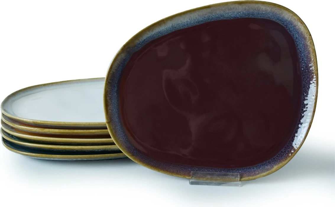 Set pjatash shërbimi, shumëngjyrëshe, 6 copë, Hermia Concept, X000155100000000000000000