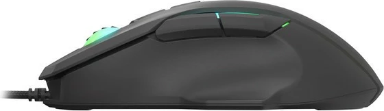 Maus gaming Genesis Xenon 220, me tela, 6400 DPI, RGB, i zi