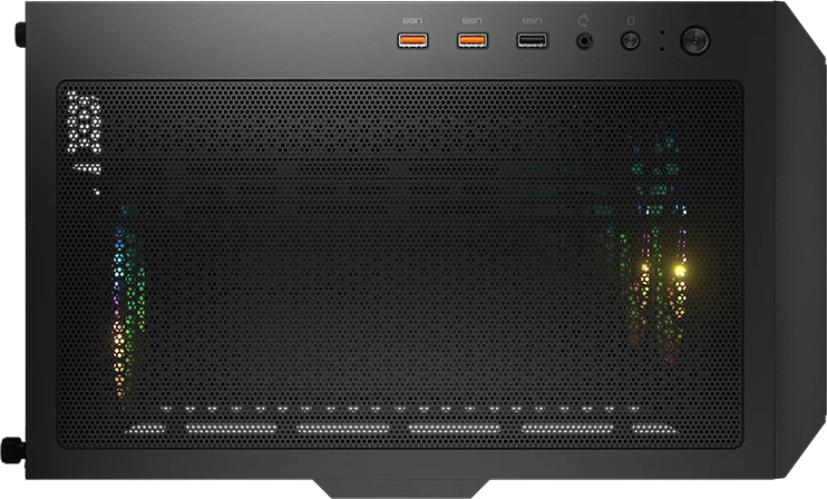 Kasë COUGAR DUOFACE RGB Mid Tower, ATX, xham i temperuar, 3 ventilatorë, e zezë