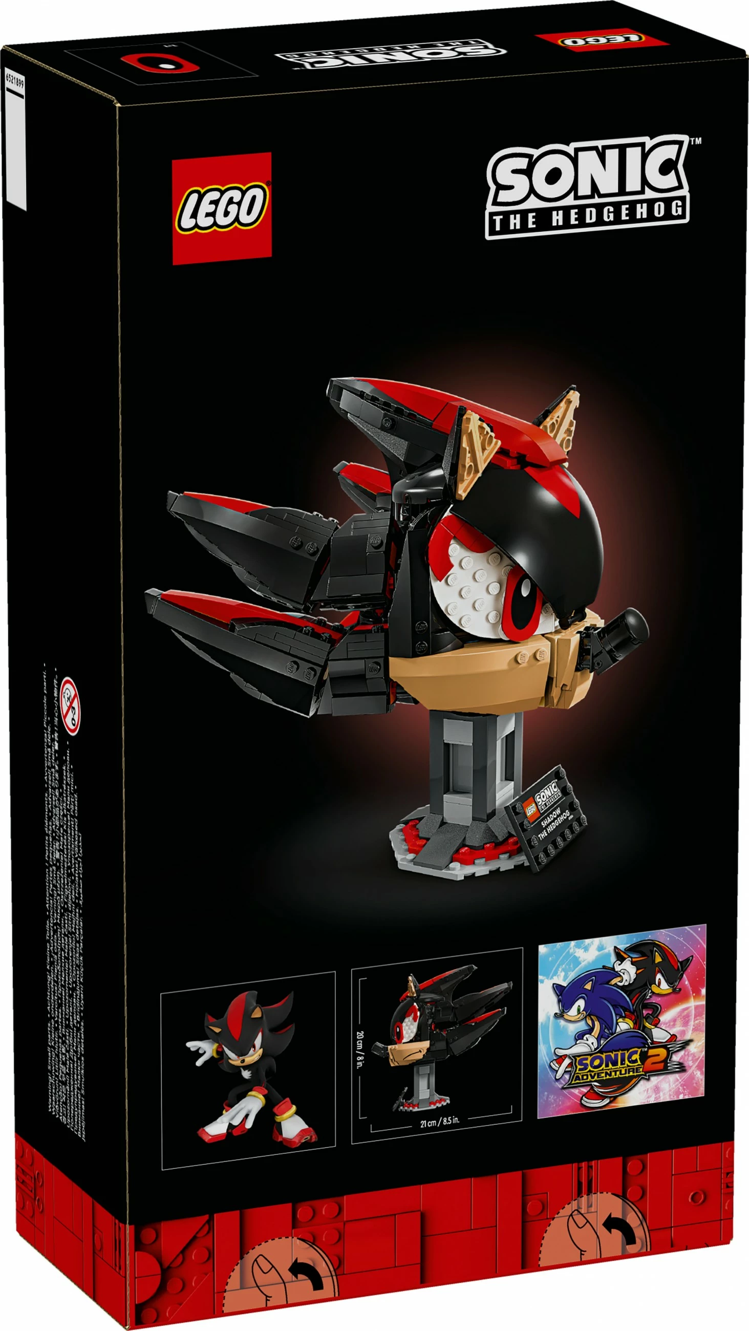 Set ndërtimi LEGO Shadow the Hedgehog 77000, 720 pjesë, multikolor