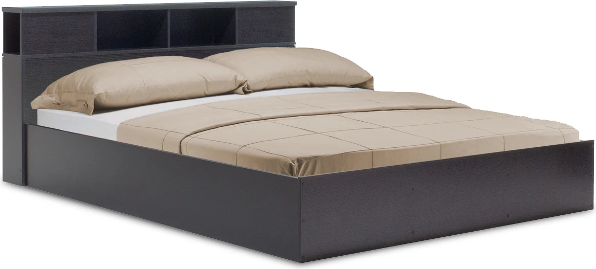 Krevat dopio Olympus, ngjyrë wenge, 160x200