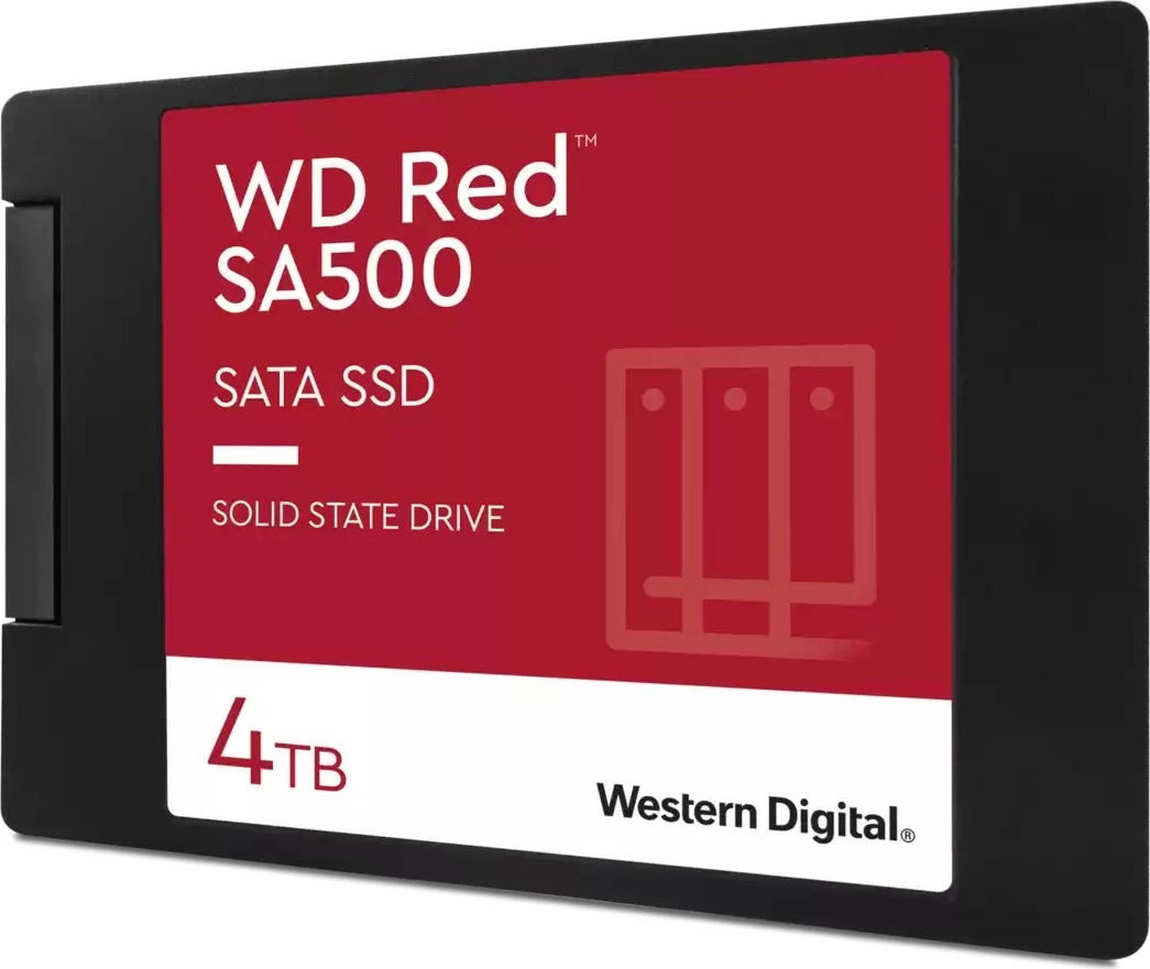SSD Western Digital Red WDS400T2R0A, 4 TB, 2.5", 560 MB/s