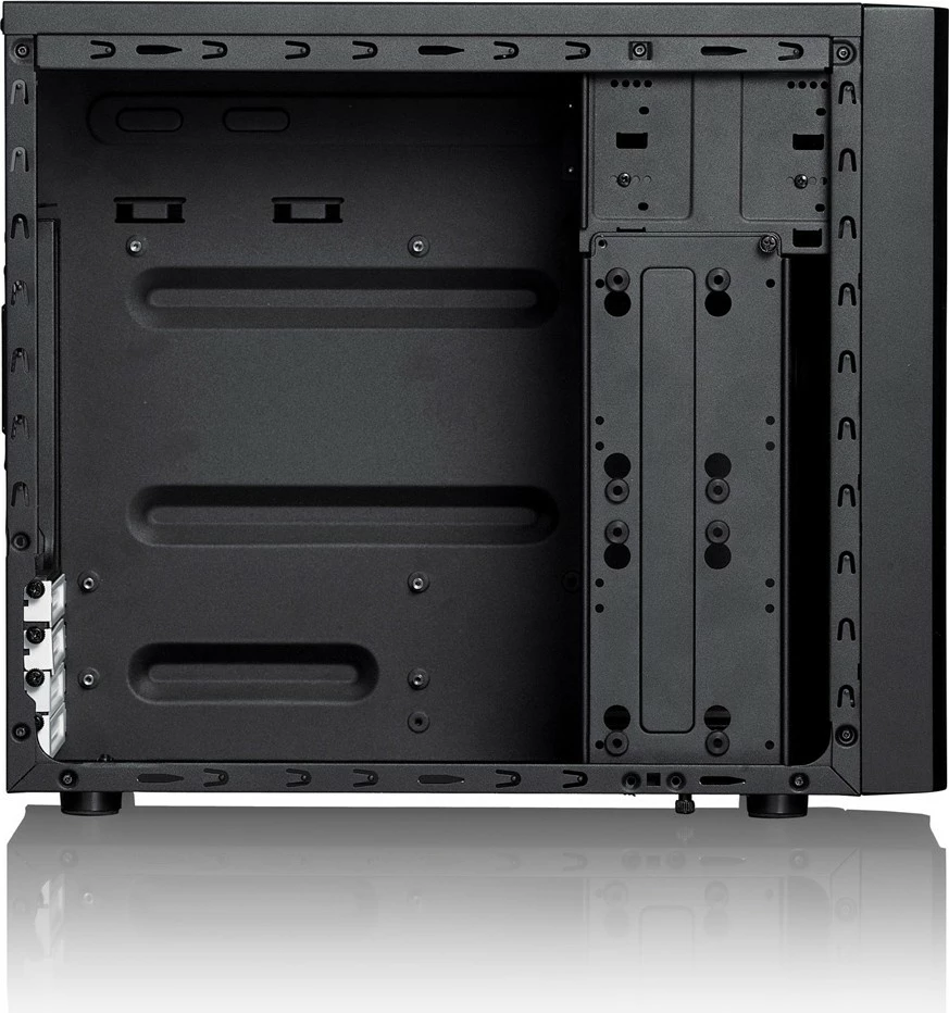 Kasë Fractal Design Core 1000 USB 3.0, Midi Tower, micro ATX, Mini-ITX, e zezë