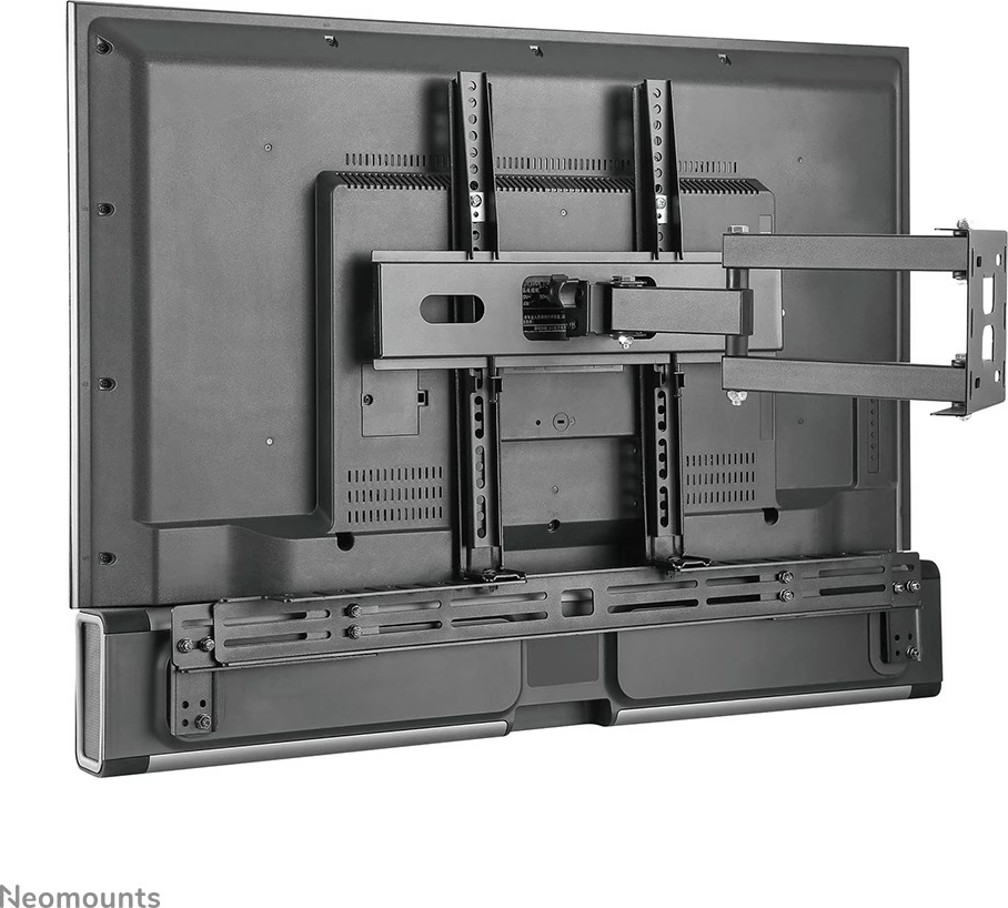 Mbajtës universal videobar/soundbar Neomounts AWL29-750BL1, çelik, 10 kg, i zi